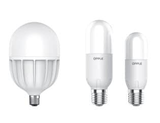 contoh lampu led bulb opple