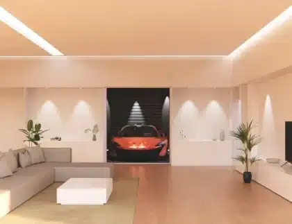 Ruangan dengan downlight