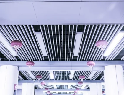 LED panel pada gedung