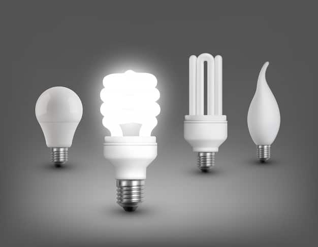 Gambaran lampu LED konvensional