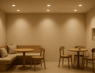 LED untuk kafe