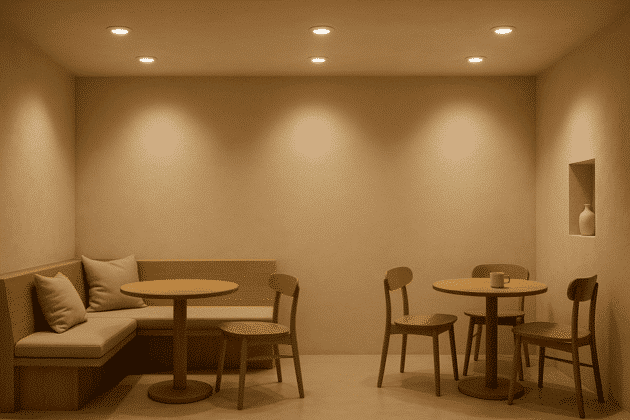 LED untuk kafe
