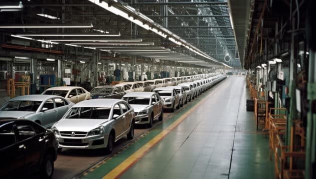 LED untuk pabrik otomotif