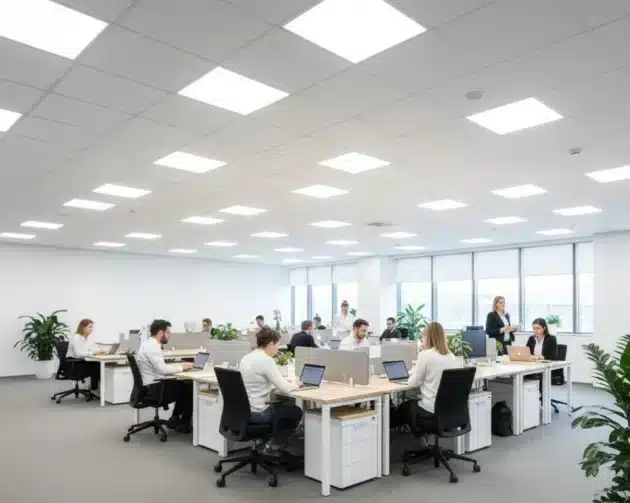 Pencahayaan di area kantor