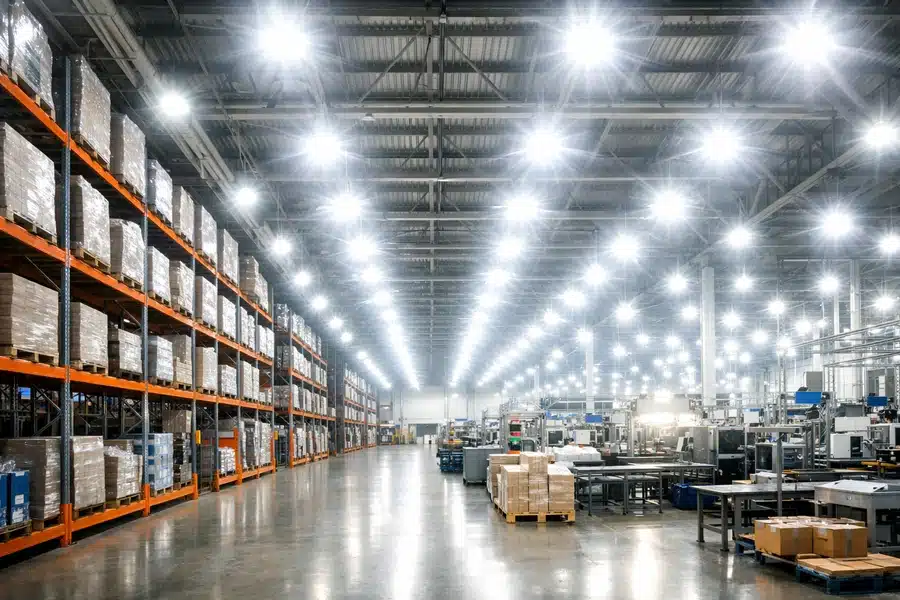 Jangan Asal Pilih Lampu LED! Warna Cahaya yang Salah Bisa Ganggu Fokus dan Istirahat 1 Lampu LED pada gudang