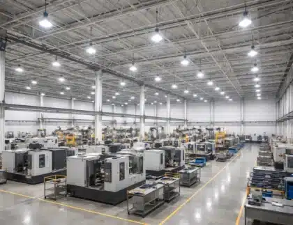 Kenapa Pabrik Skala Besar Mulai Tinggalkan Lampu Konvensional? 2 Pabrik modern terang