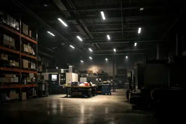 Lampu Sudah Banyak Tapi Area Tetap Gelap? Ini Kesalahan Distribusi Cahaya yang Sering Terjadi di Proyek 4 Lampu area gudang