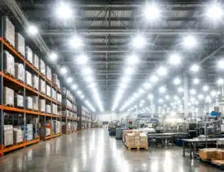 Lampu Masih Nyala Normal, Tapi Biaya Maintenance Terus Naik? Ini Penyebab yang Sering Tidak Disadari di Bangunan Komersial 4 Pencahayaan area produksi