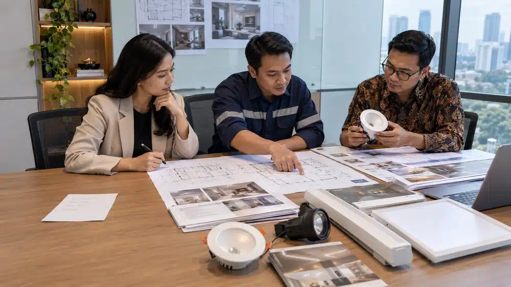 Jangan Cuma Kirim Jumlah dan Watt! Siapkan Data Ini Saat Minta Penawaran Lampu Proyek 3 Diskusi penawaran produk