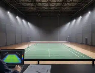 Lampu untuk Lapangan Badminton: Tentukan Watt, Jumlah, dan Posisi Pemasangannya 6 Lampu untuk lapangan badminton