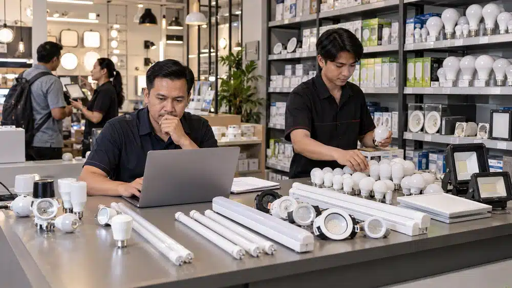 Jangan Stok Semua Varian! Begini Cara Memilih Lampu LED untuk Dijual di Toko 3 Menyesuaikan stok lampu
